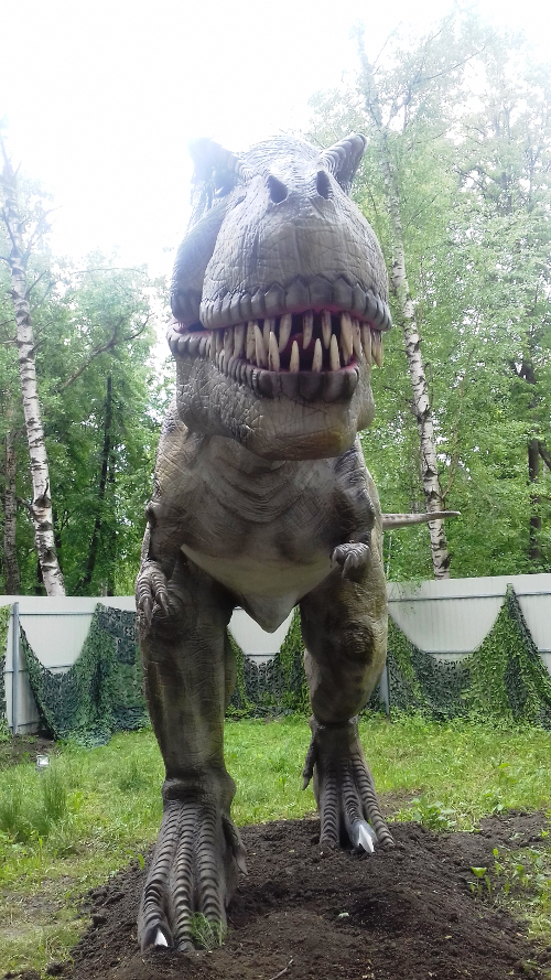 Прогулки с динозаврами в Сормовском парке