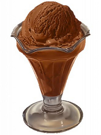 Рецепт шоколадно-яичного мороженого-тянучки